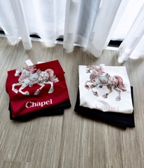 Set884- Set áo phông ngựa mix CV đuôi cá chất zip