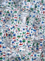 BT496- Bộ áo sơ mi đũi cây dừa sắc màu mix quần kaki