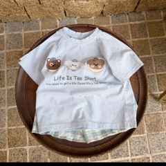 BT891- Bộ cotton mặc nhà 4 màu