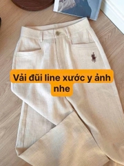 QUAN115-Quần kaki suông 2 màu nâu be
