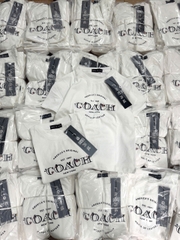 A175-Áo thun trắng COACH chất cotton loại đẹp