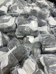 A289- Áo thun kẻ đen cổ đức phối trắng chất zio loại đẹp