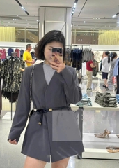 A148-Áo blazer/ Áo vest nữ kèm đai