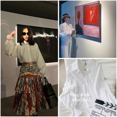 A245-Áo sơmi trắng chun tay basic