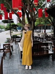 Set693- Set len 3 màu Quàng Châu chân váy 2 lớp