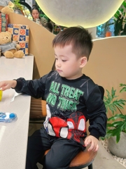 CB168-(8-26kg) Combo 2 nộ nỉ dài tay nhện siêu nhân bé trai VNXK