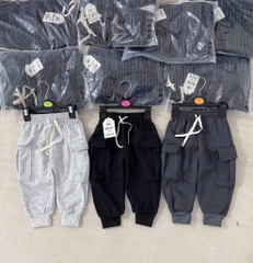 Cb179- Combo 3 quần nỉ bông thu đông bé trai. bé gái