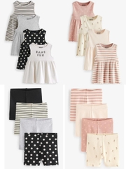 CB111- Combo 3 bộ HAPPY FUN chất tăm thun trẻ  em VNXK