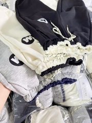 CB296- Combo 3 quần ni hai da M phối cạp chun bản to