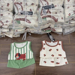 BT907- cOMBO 2 BỘ balo kiểu Honey 3 màu trẻ em