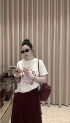 ☘️SET484-SET BỘ CV ĐỎ mix áp coton trắng in rông