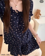 Set969- Set cộc tăm màu than hoa hồng có đệm ngực