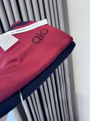 Set878-SEt mặc nhà áo cộc phối quần suông than viền đỏ