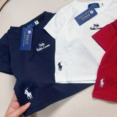 CB301- combo 4 áo phông cổ tròng RLP chữ in loại đẹp