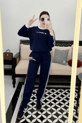 Set769- Set bộ đthan nỉ mì quần bo gấu dày dặn loại đẹp