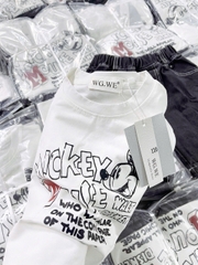 BT816- Bộ áo thun sát nách kèm quần jean xám cho bé TẶNG KÈM MŨ