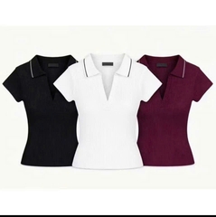 A491-Áo len dệt kim cộc tay 3 màu đỏ đen trắng đủ tem hàng nhà máy mẫu mới 2026