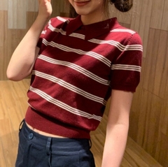 A353- Áo len kẻ mongtoghi mỏng 4 MÀU