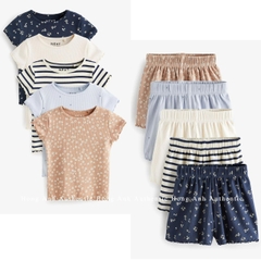 CB116-Combo 3 bộ tăm hoa màu than bé gái VNXK