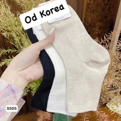 Combo 10 đôi tất cổ cao tăm Hàn 3 màu