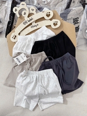 CB196-Combo 5 quần thun cotton cộc bé trai