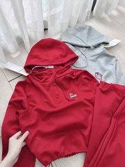 ☘️SSET341-ET BỘ NỈ QUẦN SUÔNG CHẠY SỌC ÁO THÊU MIU MIU ☘️