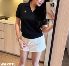 A695- áo len cộc tay cổ đức 4 màu có thêu chất đẹp