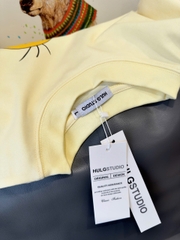 A499-Áo thun suông vịt vàng