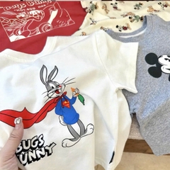 CB239- Combo 4 áo phông cộc tay in hoạt hình trẻ em