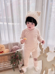 bt729- cb 2 bộ tăm lông màu trơn dáng dài