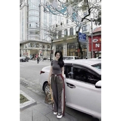 SET263-Set bộ body phối áo cotton mix quần chất mì dày dặn