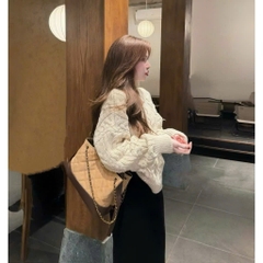 A558- Áo len thừng quảng 3 màu dày dài thân 60cm