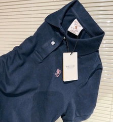 A255-Combo 2 áo polo nữ thêu gấu WH than trắng