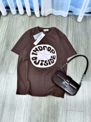 A541-Áo thun suông nâu Sao biển hàng đủ tem