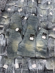 QUAN028-Quần jean đùi ống rộng