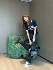 A516-Áo thun Ce lin cộc tay màu than mẫu mới 2026