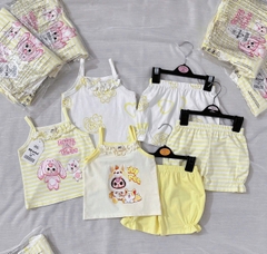 CB332- Combo 3 bôn dây bèo màu vàng bé gái  BB3