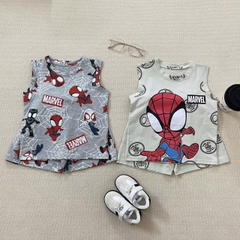 CB300- Combo 2 bộ balo khủng long màu xám be