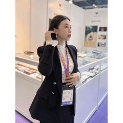 A145- Áo vest nữ  cúc đồng 2 lớp