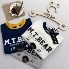 Cb429- Combo 3 áo thun cộc tay gấu BEAR cho bé 9-25kg