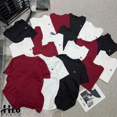 SET491-Set 3 áo chữ B cổ tròn thêu chất cotton