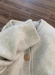 A392-Áo cadigan len be cúc đồng hàng Quảng Châu