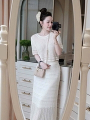 Set693- Set len 3 màu Quàng Châu chân váy 2 lớp