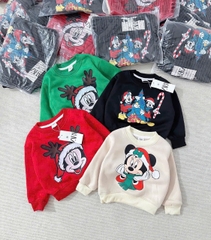 CB185- Combo 2 áo nỉ bông set trai/gái NOEL