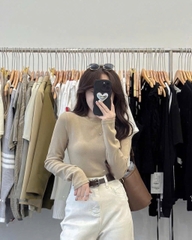 A405- Set 3 áo cổ tròn dài tay màu trơn. Hất