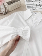 A245-Áo sơmi trắng chun tay basic