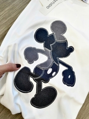 A507-Áo thun suông trắng mickey