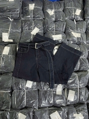 QUAN073-QUẦN JEANS ỐNG RỘNG KÈM ĐAI DÀI 102CM