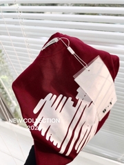 A189-Áo thun suông cộc tay đỏ trái tim