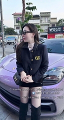 ☘️ÁO DẠ CD XANH THAN 2 LỚP CÚC ĐỒNG 🌺